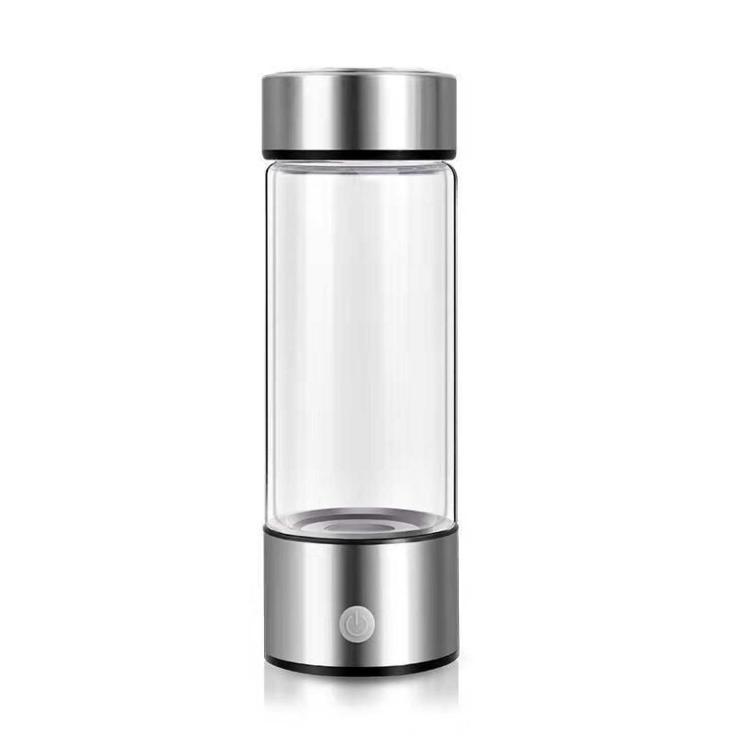 Wasserstoff Wasser aus der HydroVive Flasche – sichtbar sprudelnde Frische.
